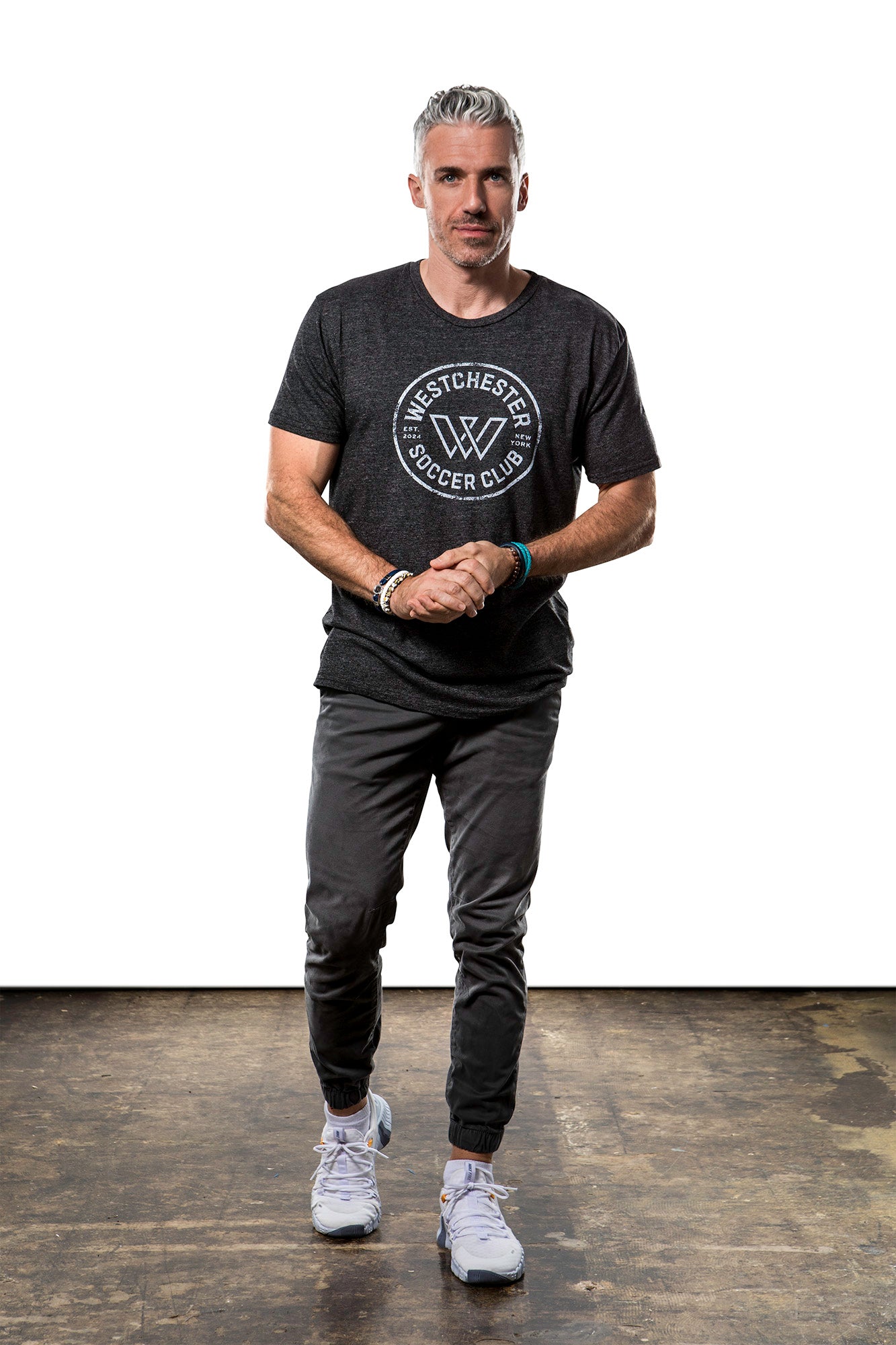 Distressed WSC Crest Tee